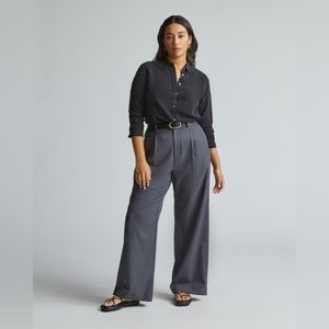 NWT Everlane The Clean Silk Relaxed Shirt